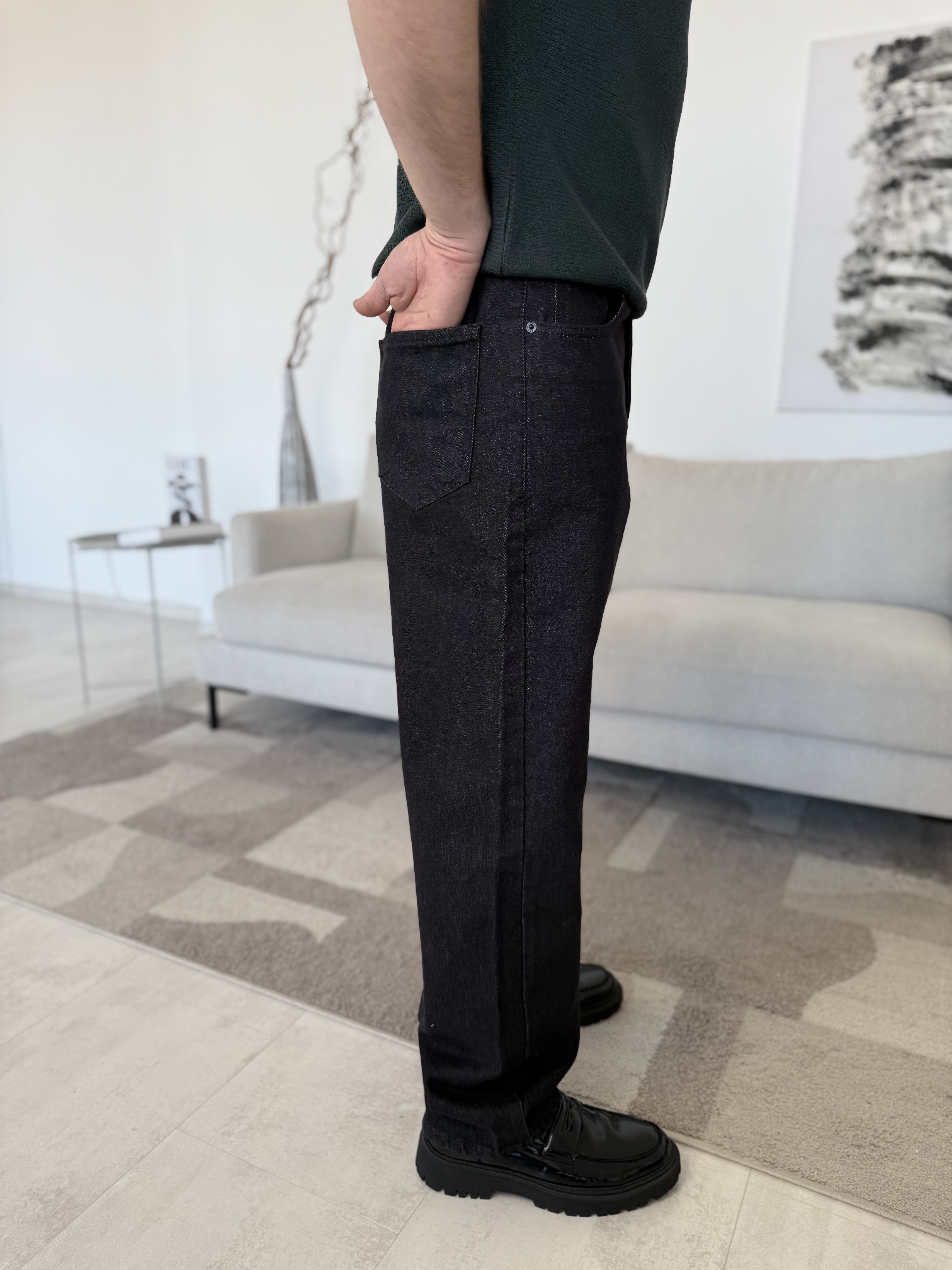 Vyriški "Baggy" - juodi džinsai | 249