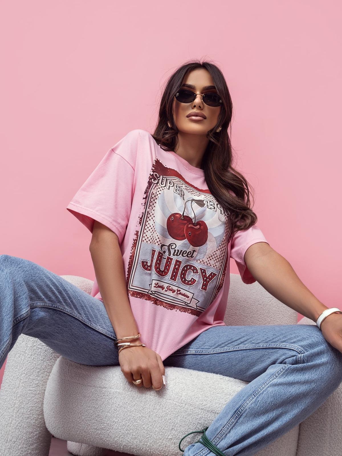 Moteriški marškinėliai cherry