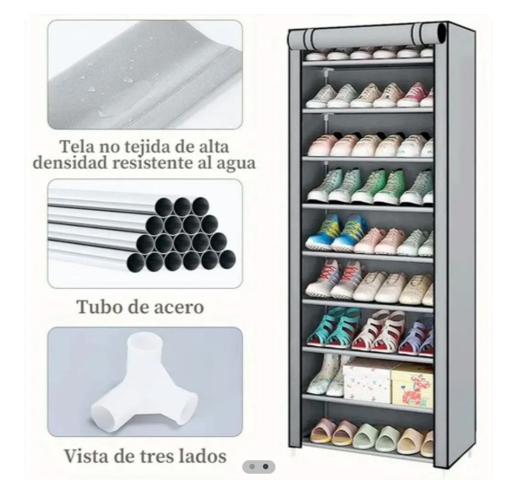 Zapatero de 9 niveles