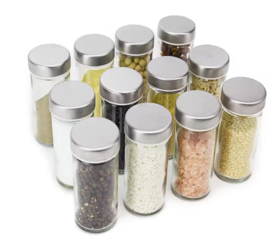 Especiero Giratorio de Acero Inoxidable