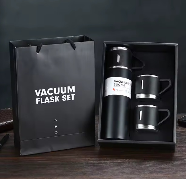 Botella Térmica al vacío para caliente o frío en acero inoxidable 500ml