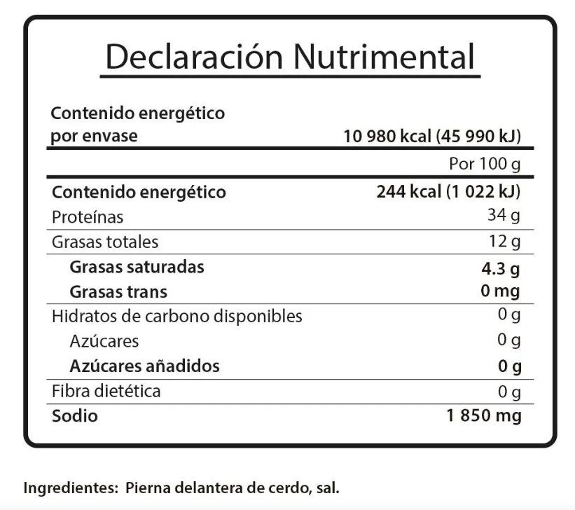 Paleta curada extra special