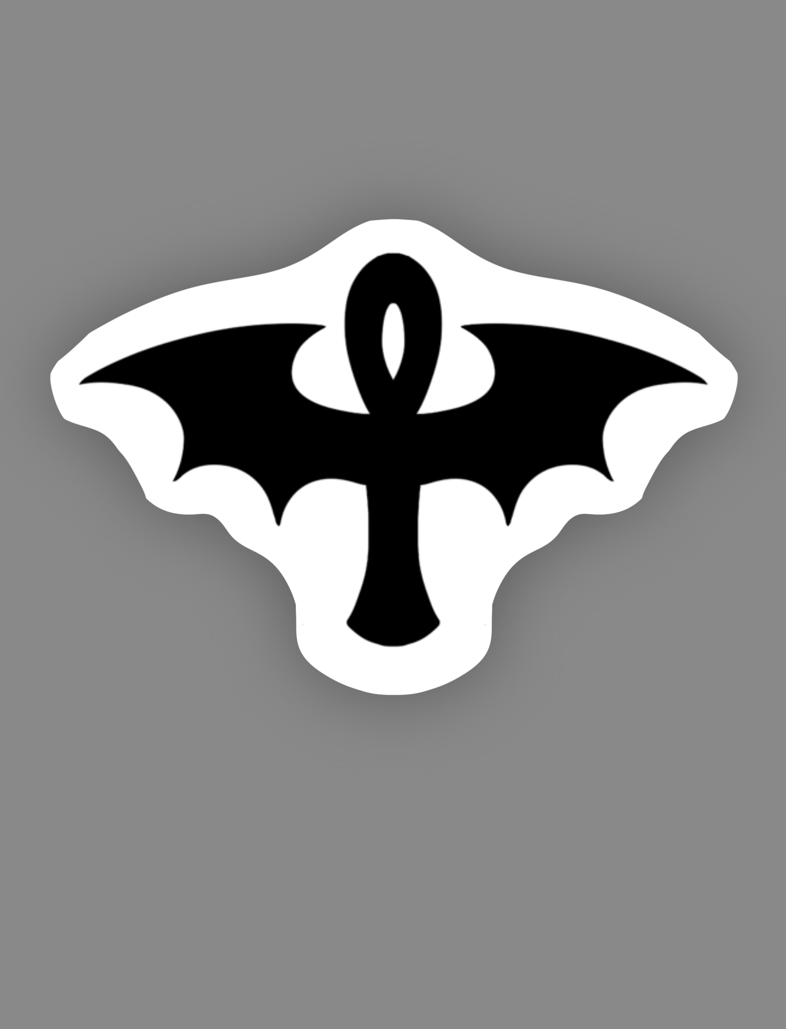 Ankh Batwing Sticker 