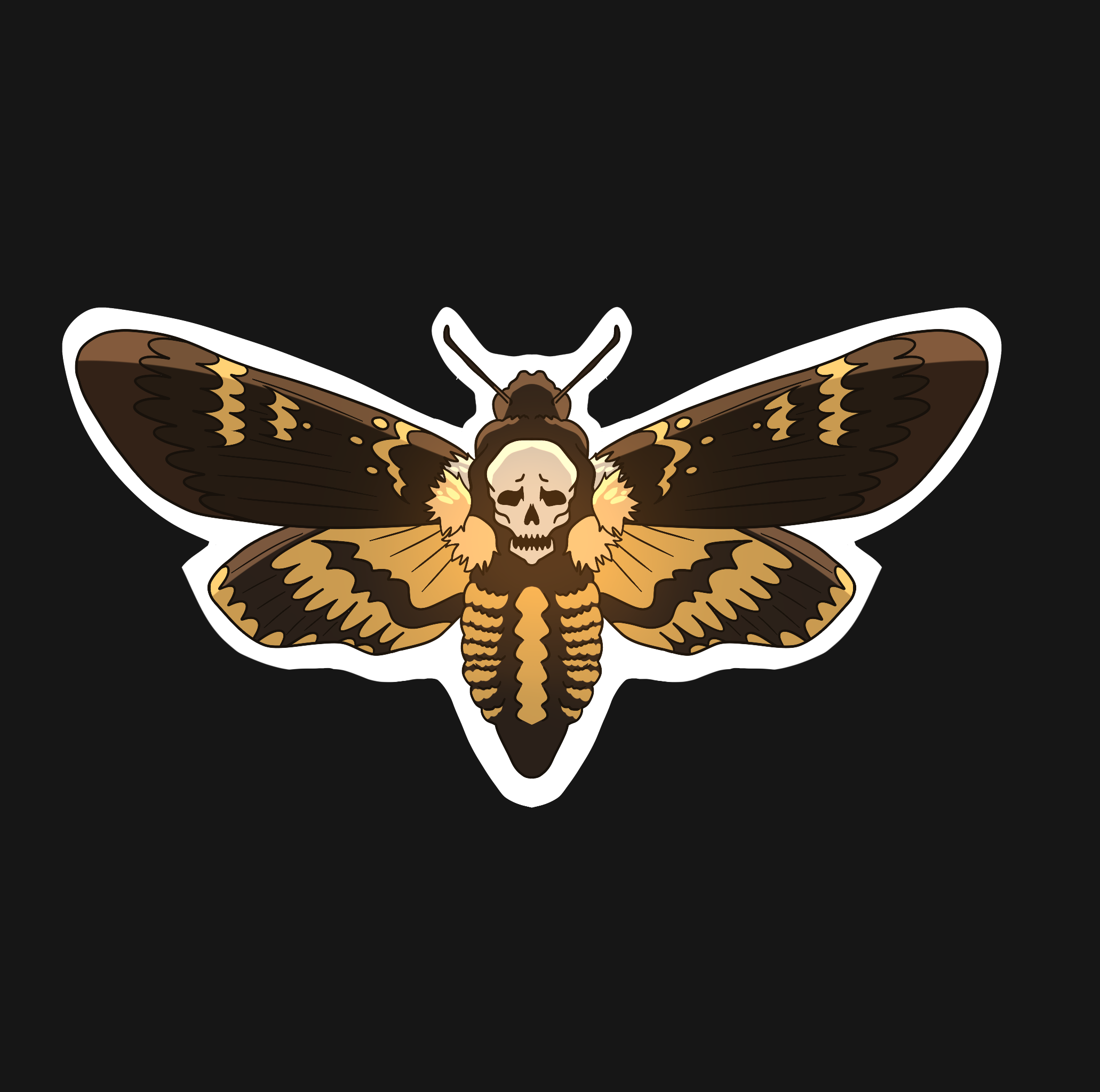 Death’s Head Hawkmoth Pin!