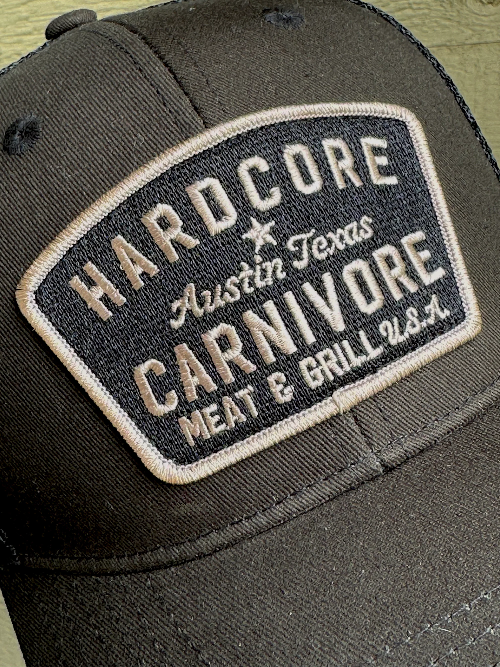 Gorra “Canyonero” Arch Patch – Hardcore Carnivore