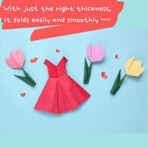 100 Sheets Origami Paper | Single Sided | 10 Colours | 15cm X 15cm | 65gsm 