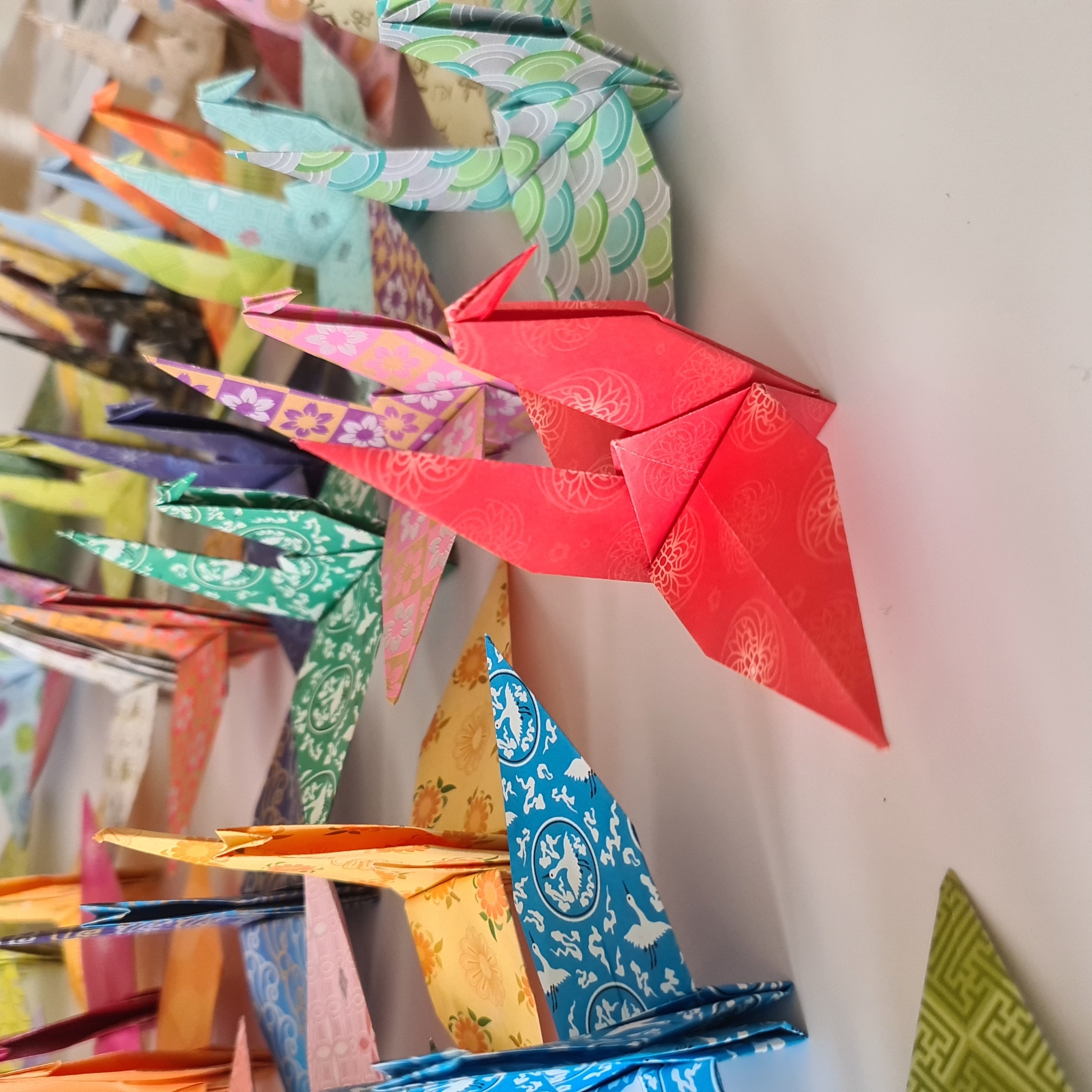 Detachable Traditional Korean Pattern Origami paper | 15cm X 15cm | 40 sheets