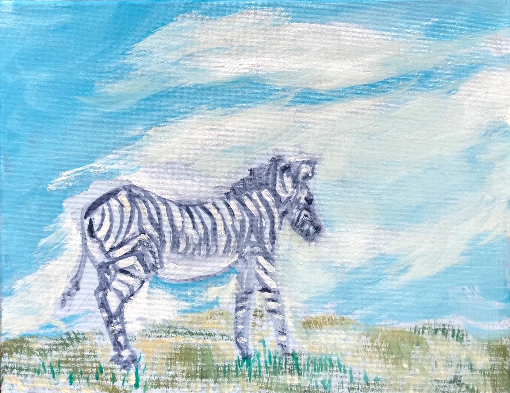Zebra Painting