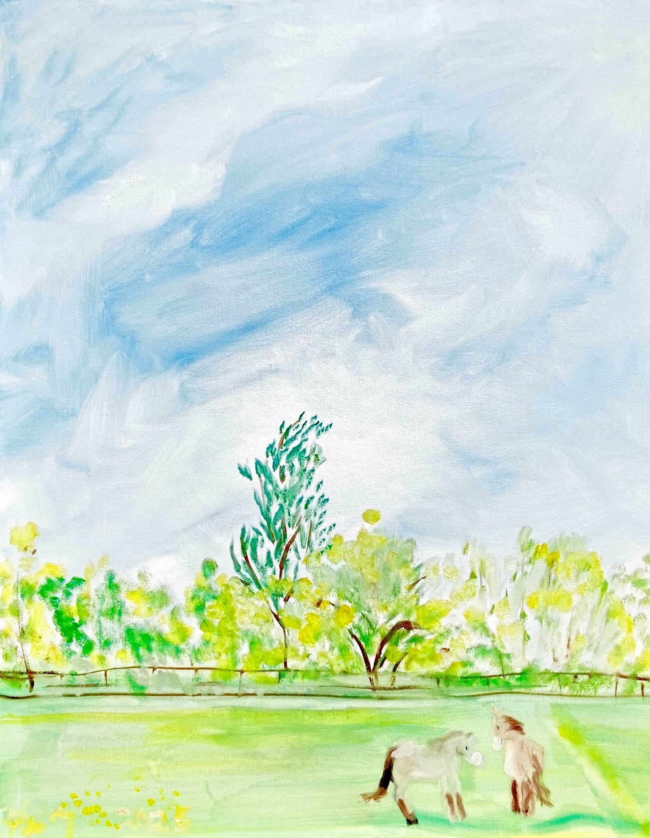 Pastoral Landscape Painting