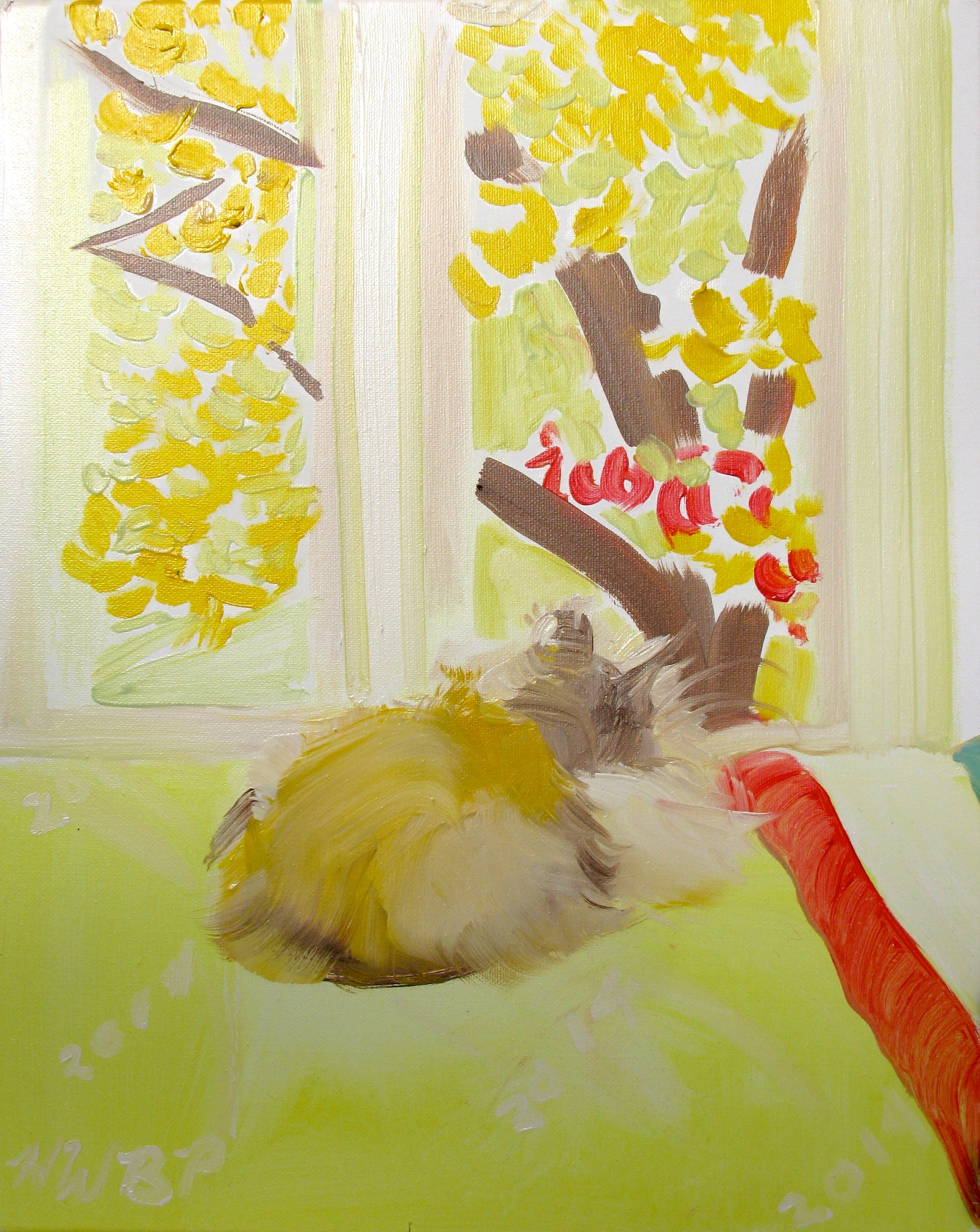 Cozy Cat by the Window Painting