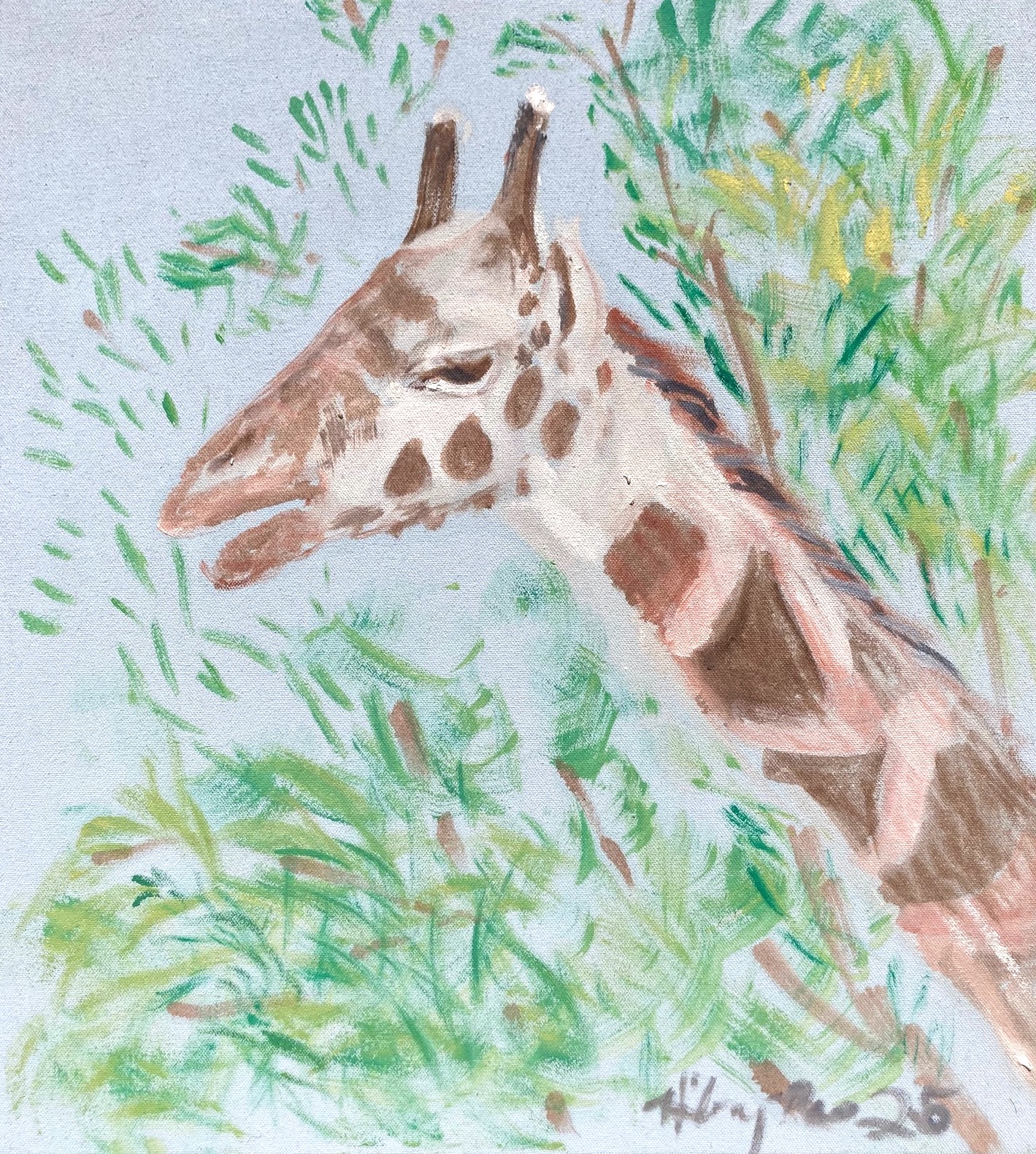 Giraffe Painting