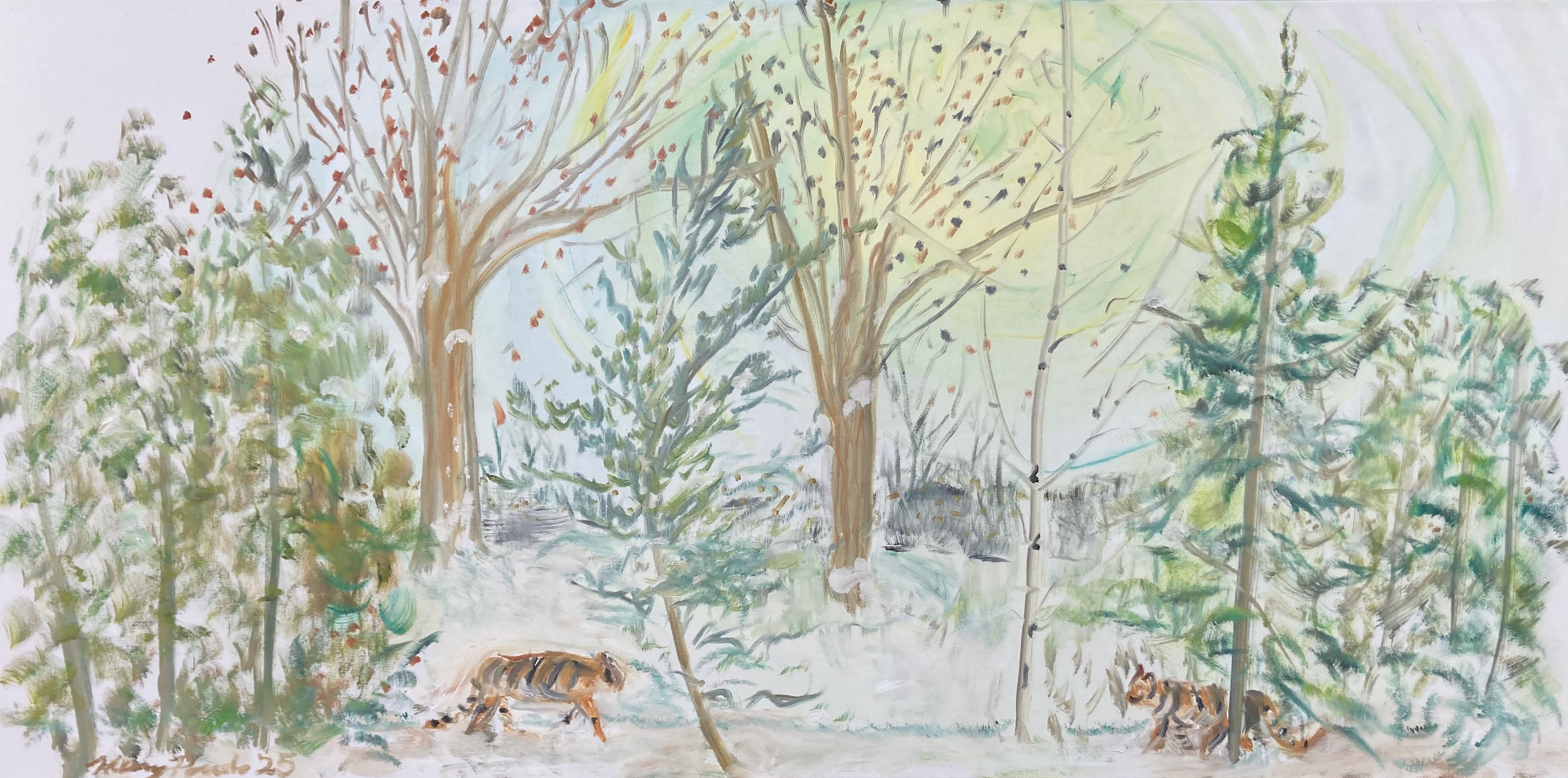 Forest Landscape Painting