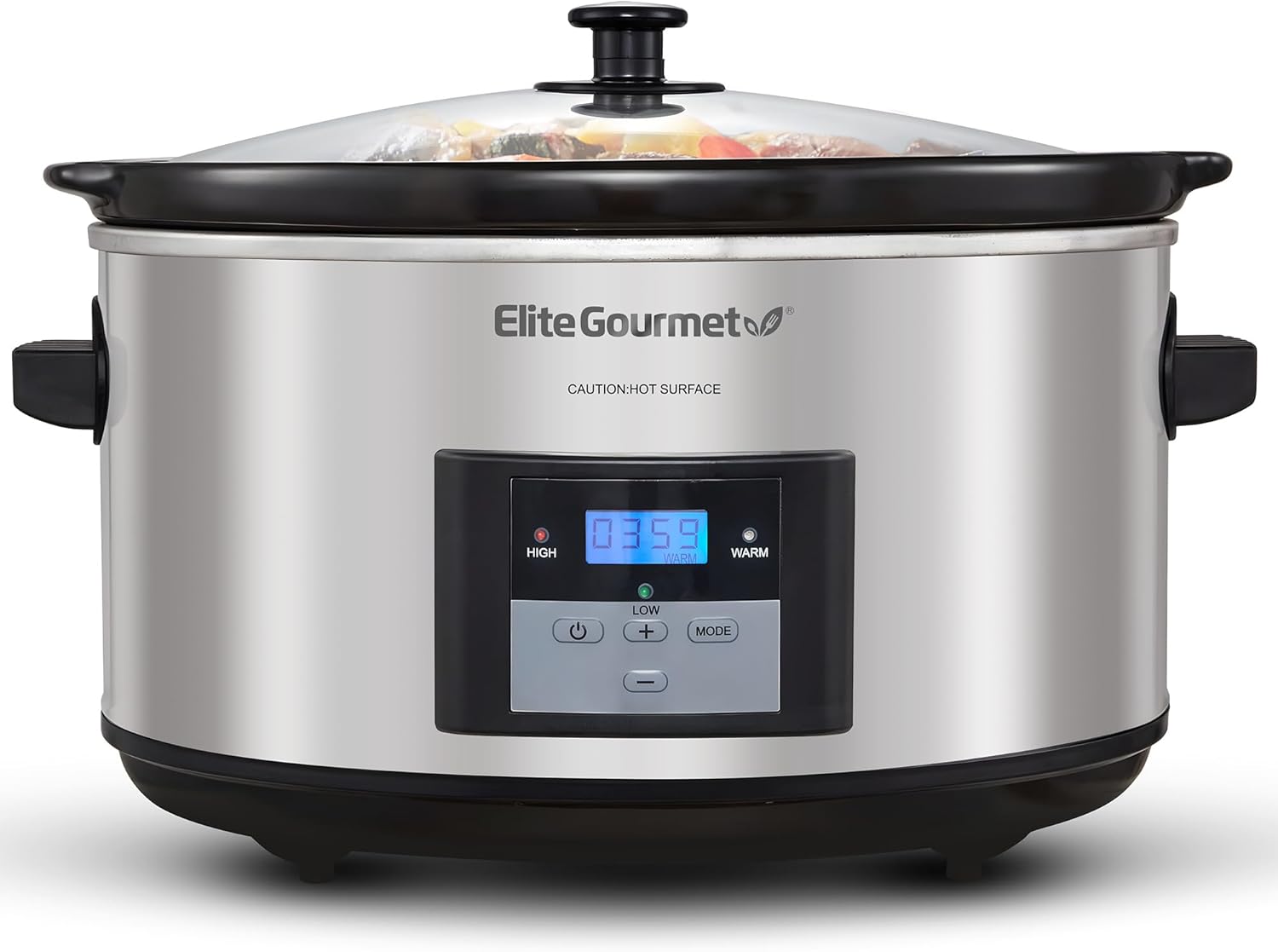 Platinum MST-900D Maxi-Matic Programmable Stainless Steel Rice Cooker – 9 Cups Capacity with Keep Warm Function and Non-Stick Inner Pot