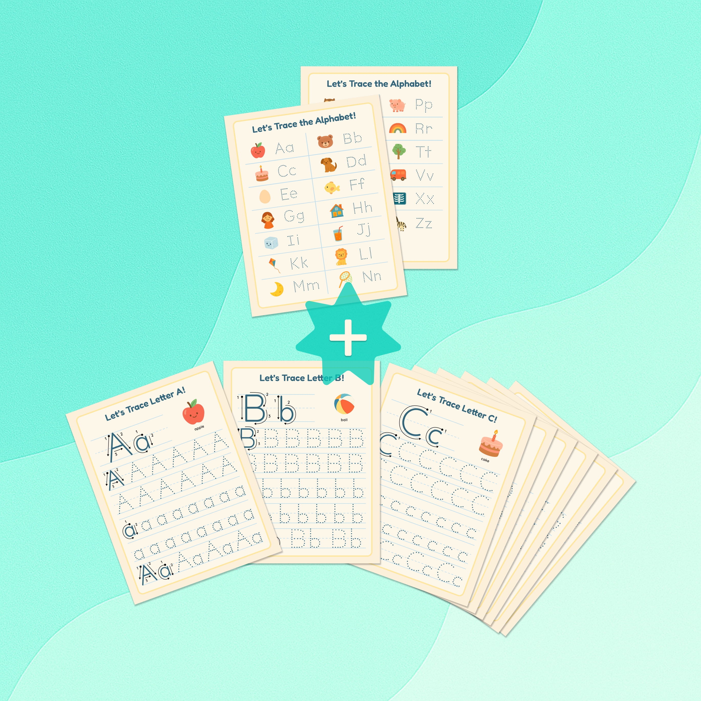 Alphabet Tracing Bundle