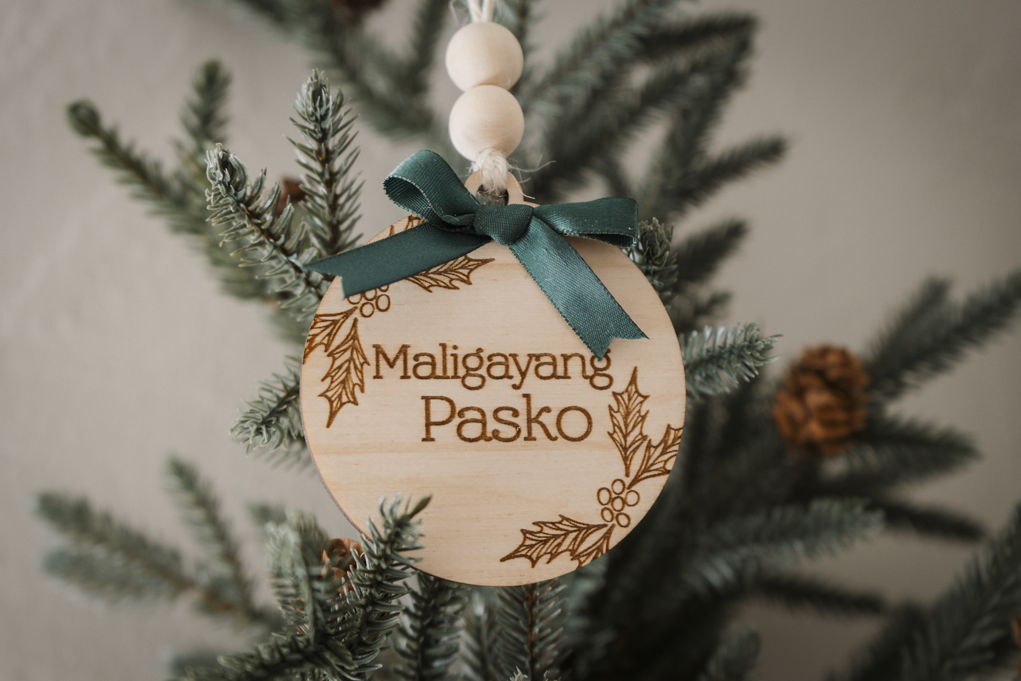 Christmas Phrase Ornaments