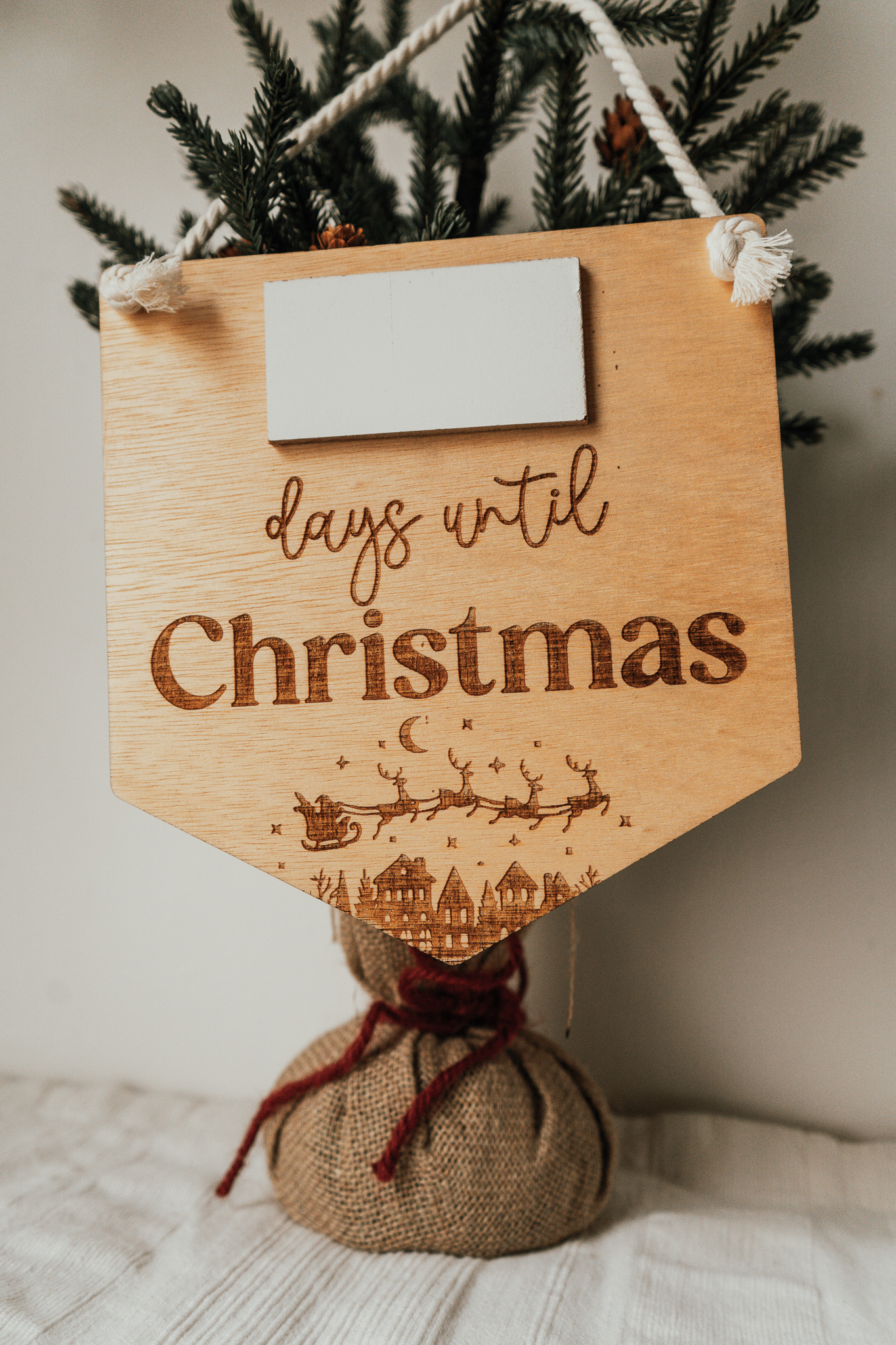Christmas Countdown Sign