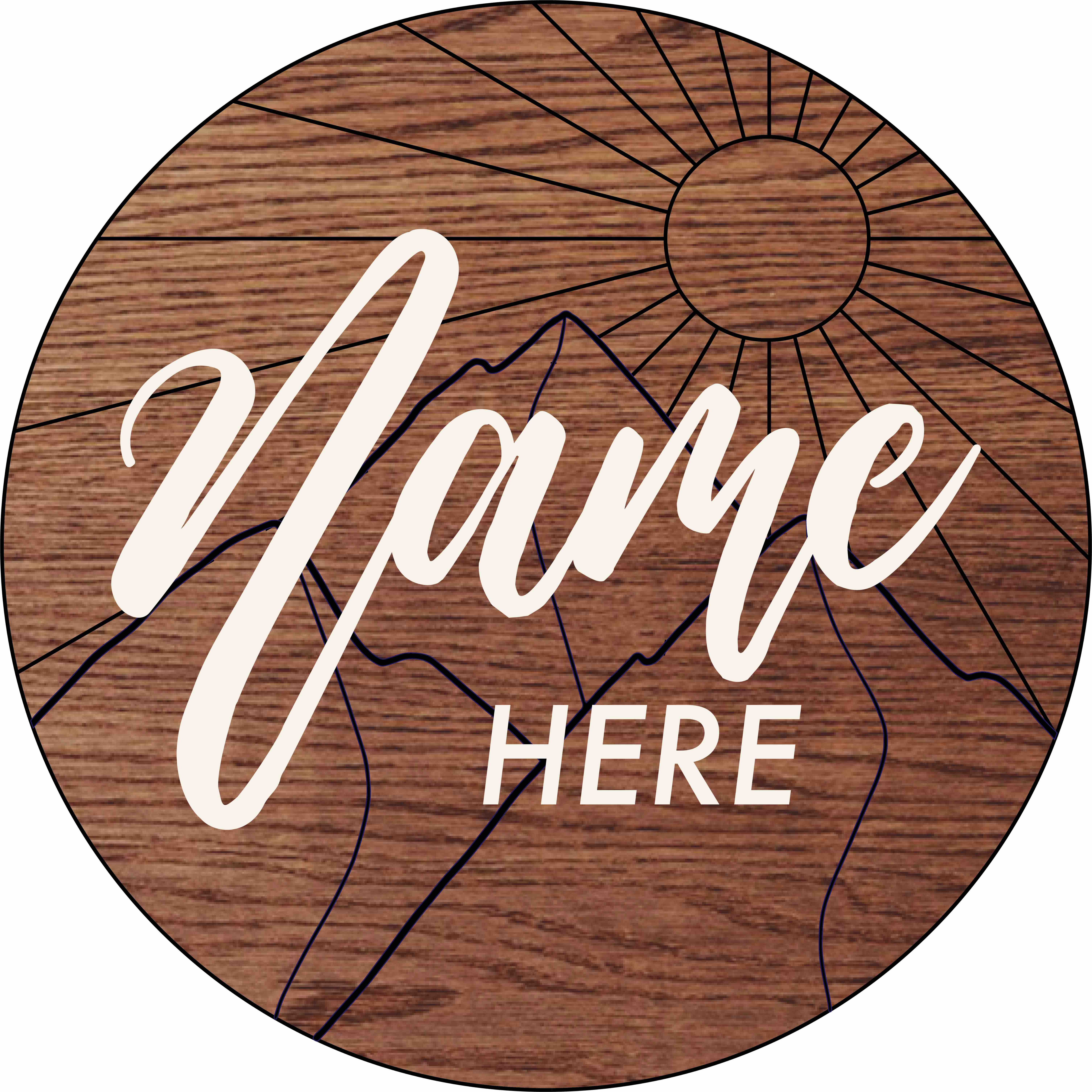 Sunpeak - Personalized Sign