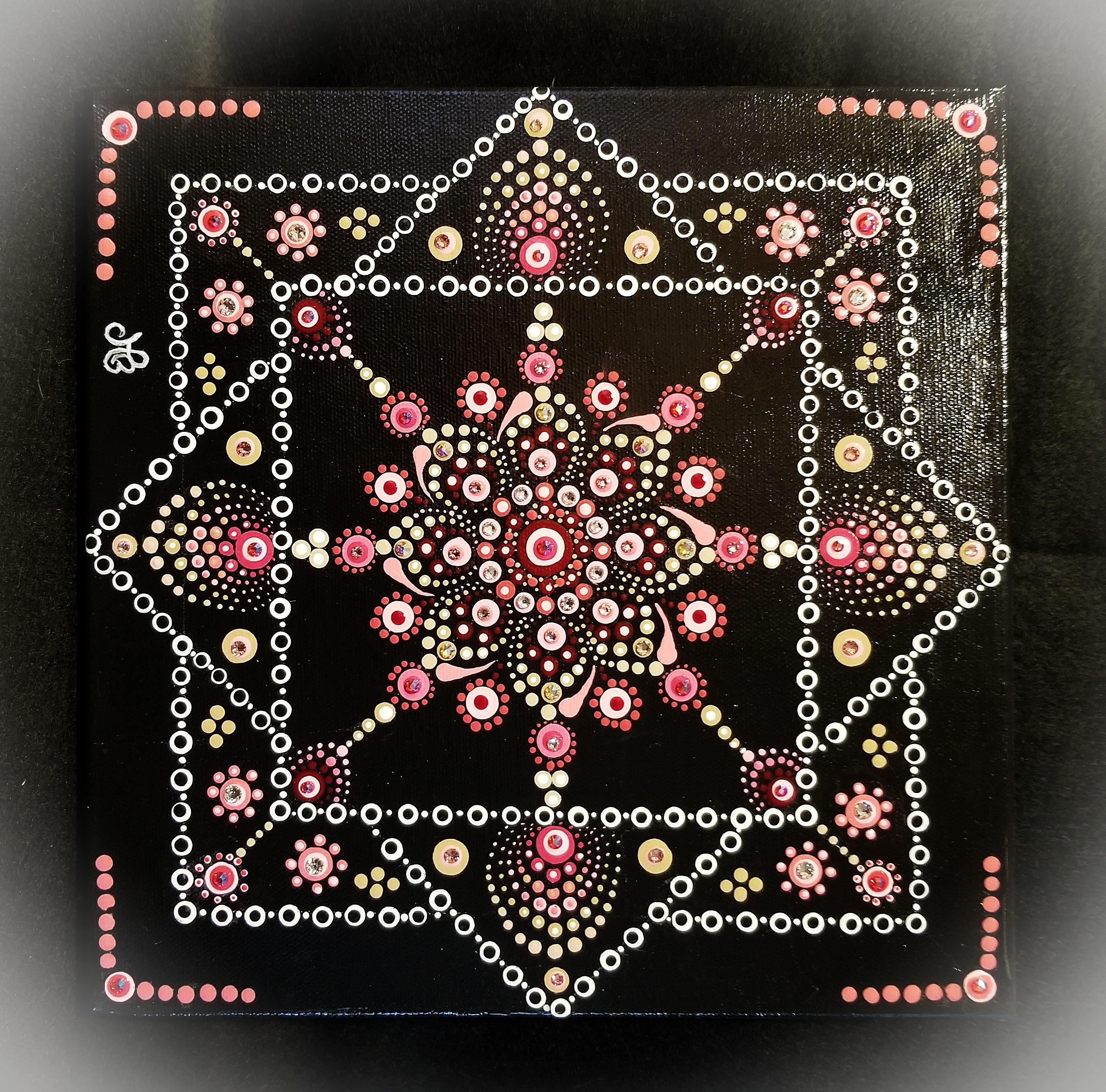 Mandala Dot Art Canvas