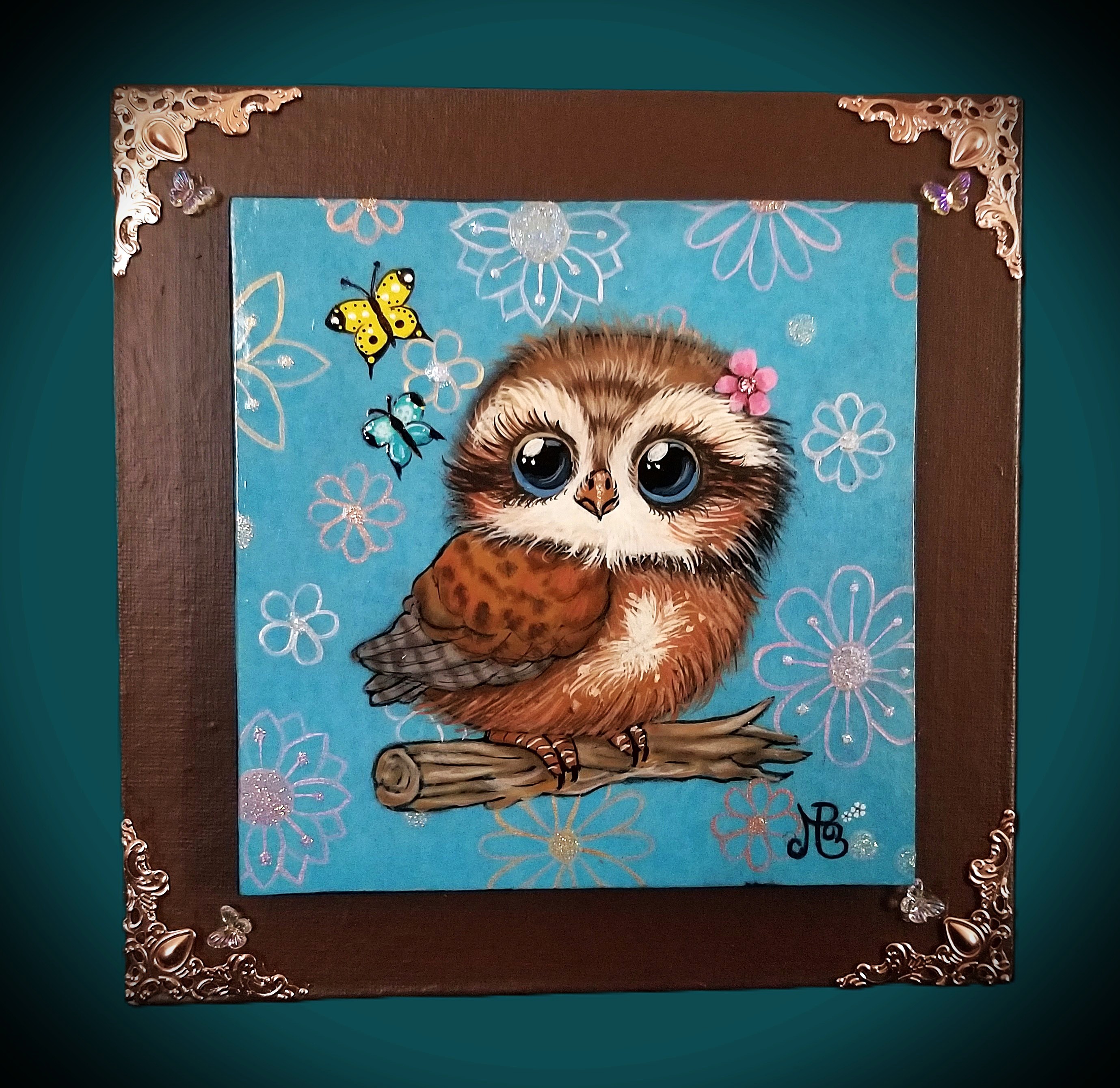 Cute Owl Painting