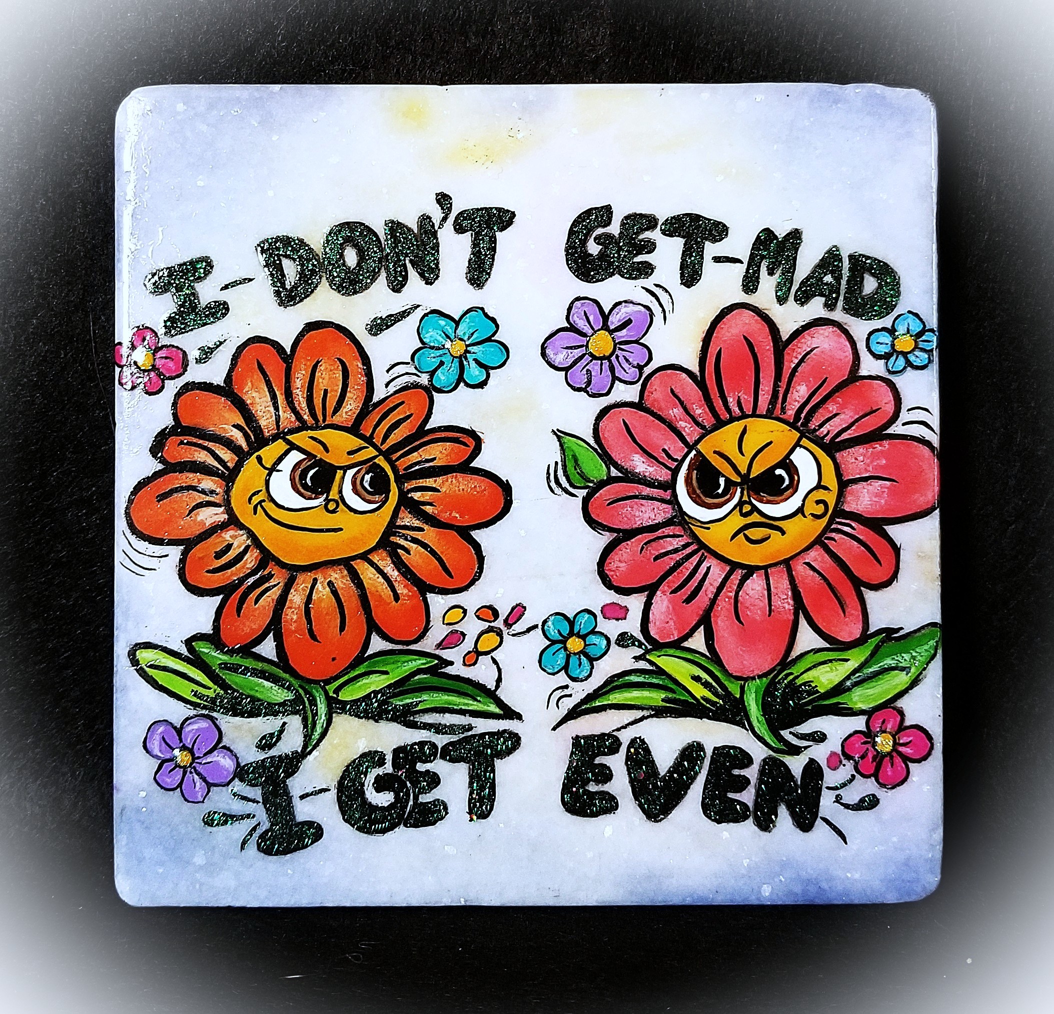 Mad Cartoon Daisy Stone