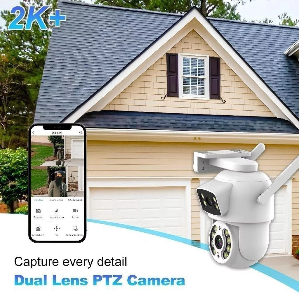 cameras wifi dubla  2 CÂMERAS EM 1