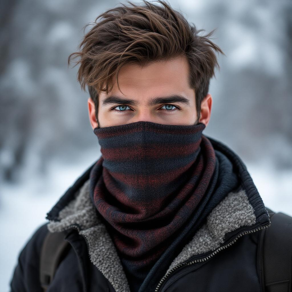 Winter Wool Neck Warmer