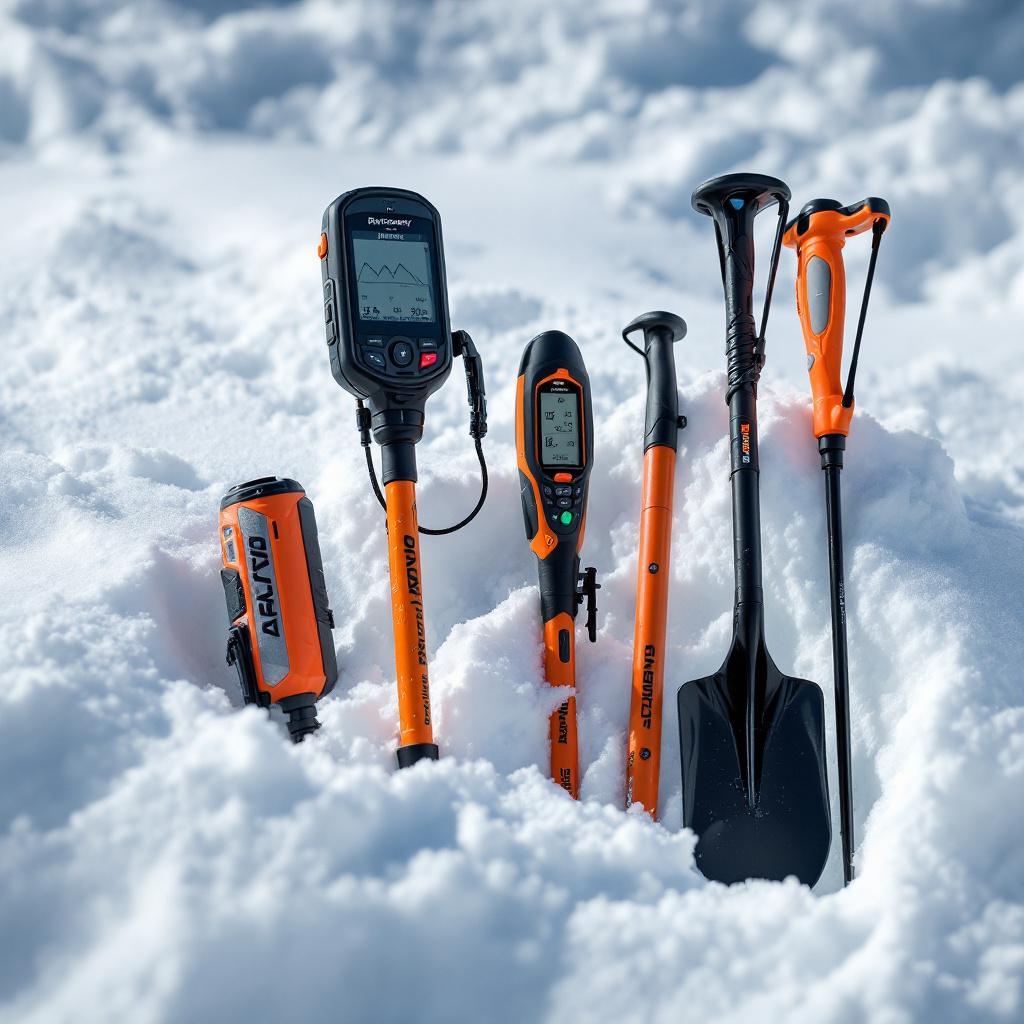 Avalanche Safety Gear Set