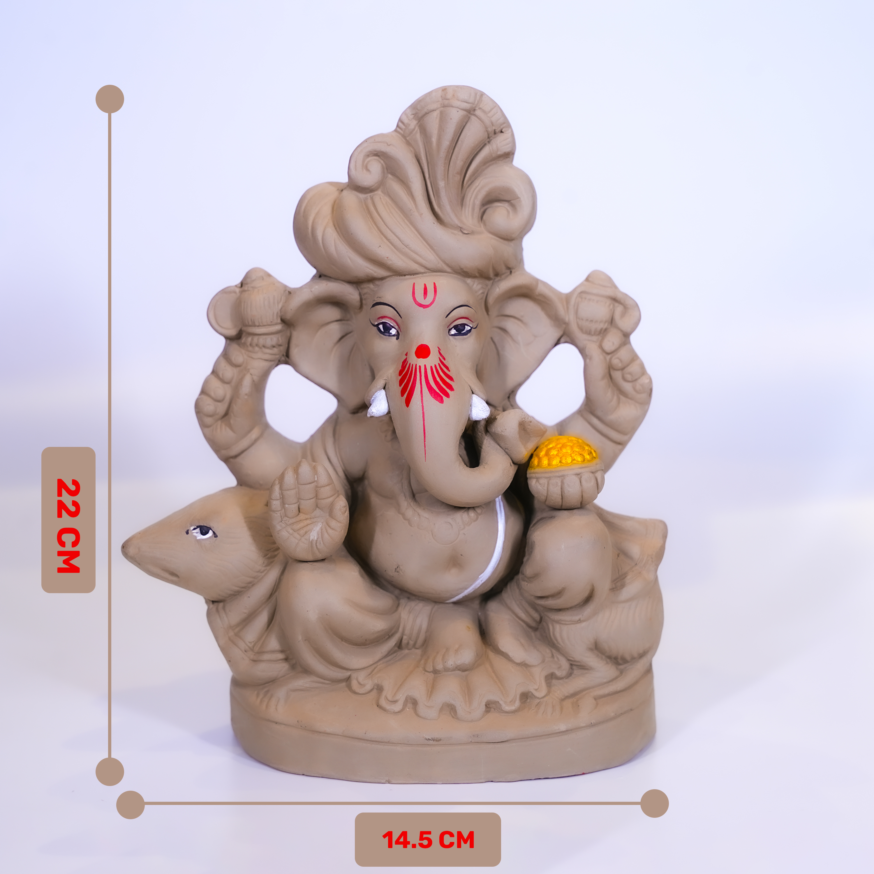 Clay Ganesha Plain