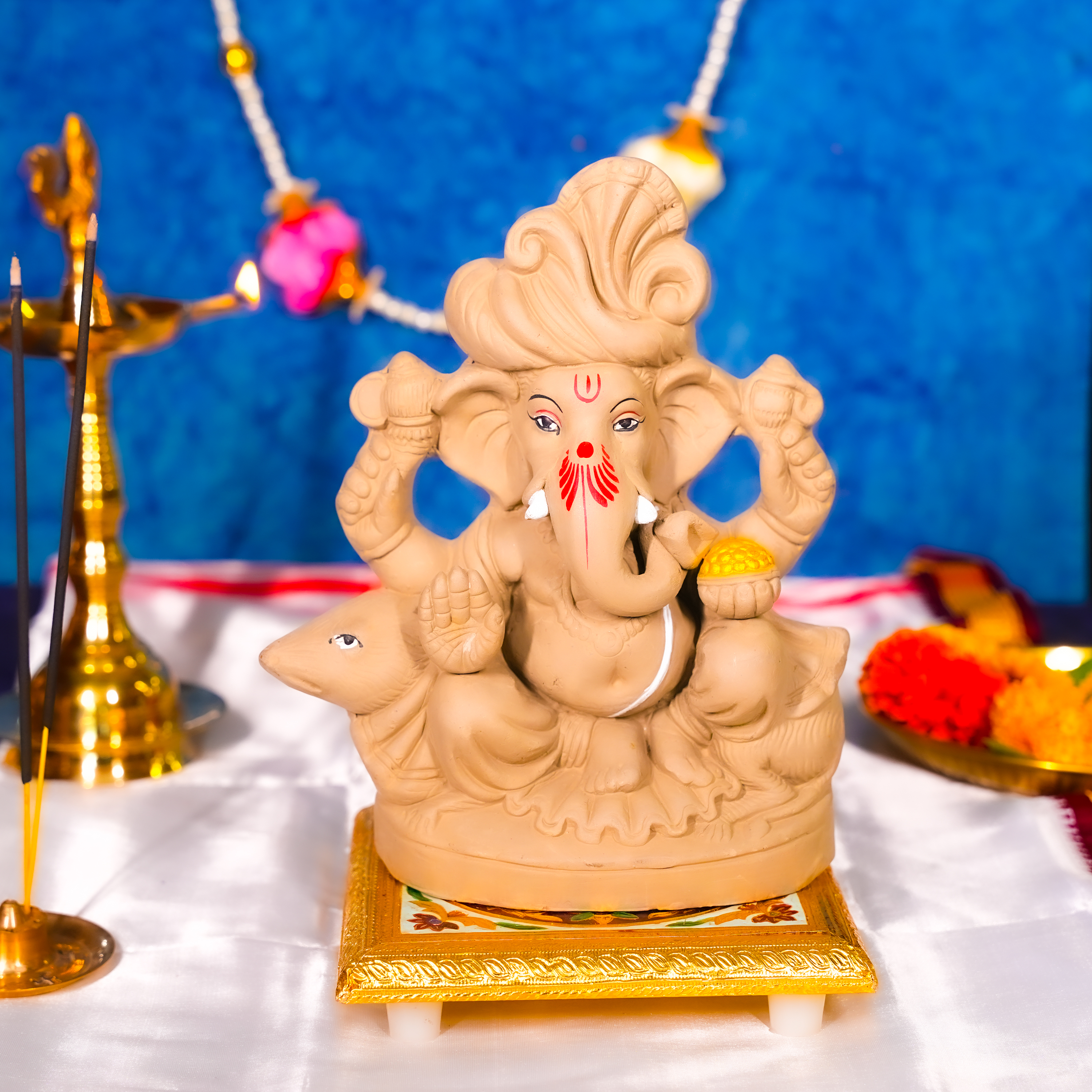 Clay Ganesha Plain