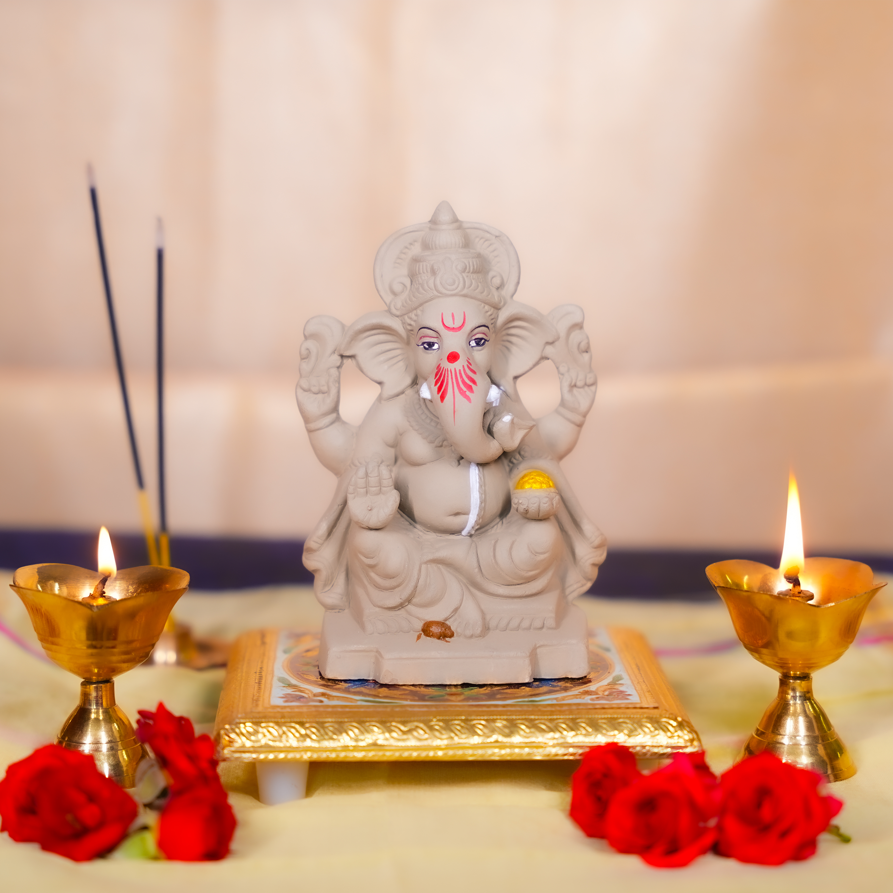 ECO FRIENDLY GANESH IDOL