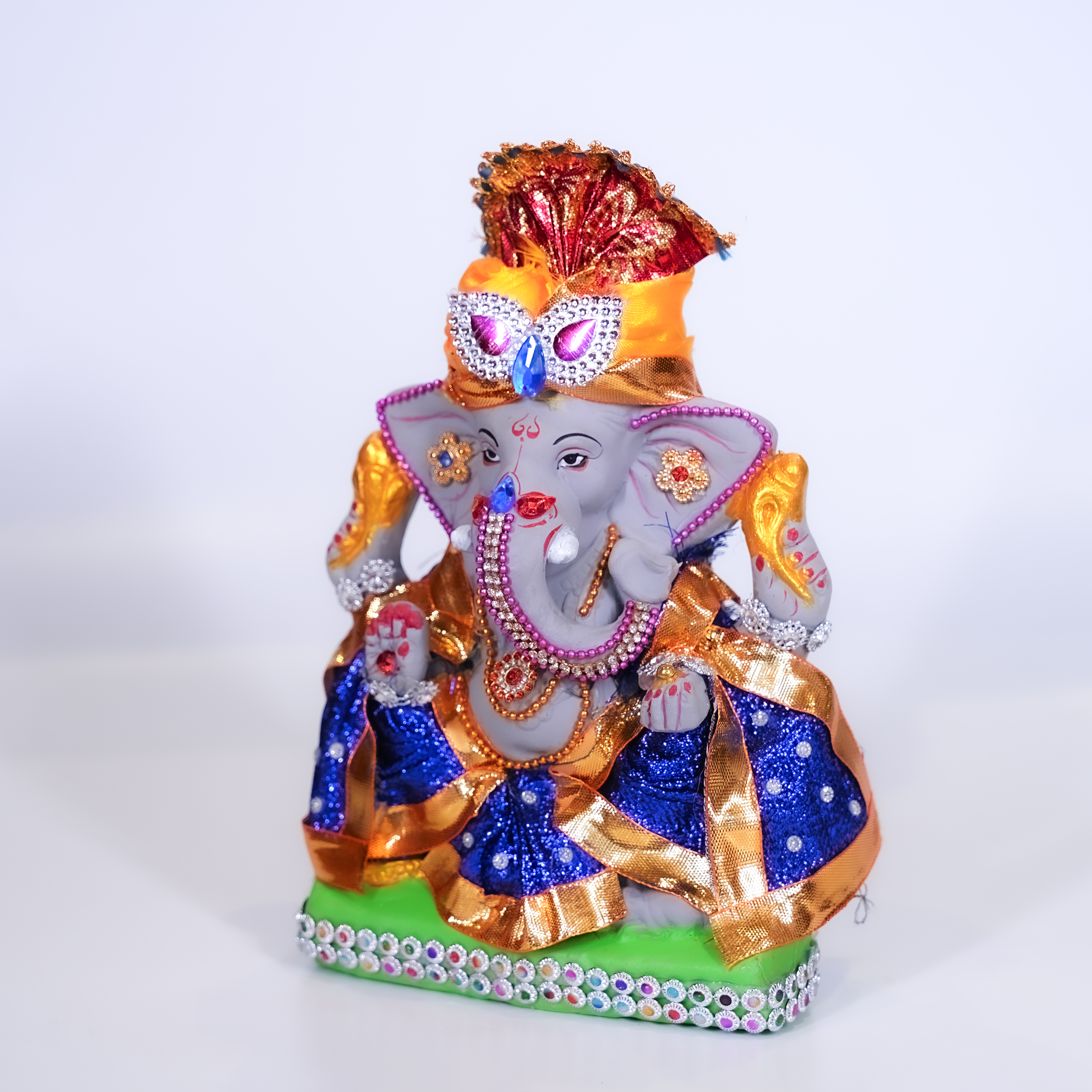 CLAY GANESHA PLAIN DECORATED
