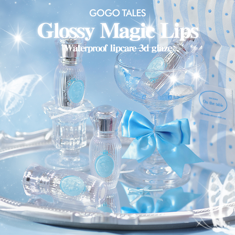 [BARU!]GOGO TALES Magic LipGems Glossy Lipstick Transferproof Lip Gloss Waterproof Lipcream Tahan Lama Long Lasting Moisturizing Ringan Lip Matte Soft Pewarna Cantik Liptint Kosmetik Bibir Make Up GT807