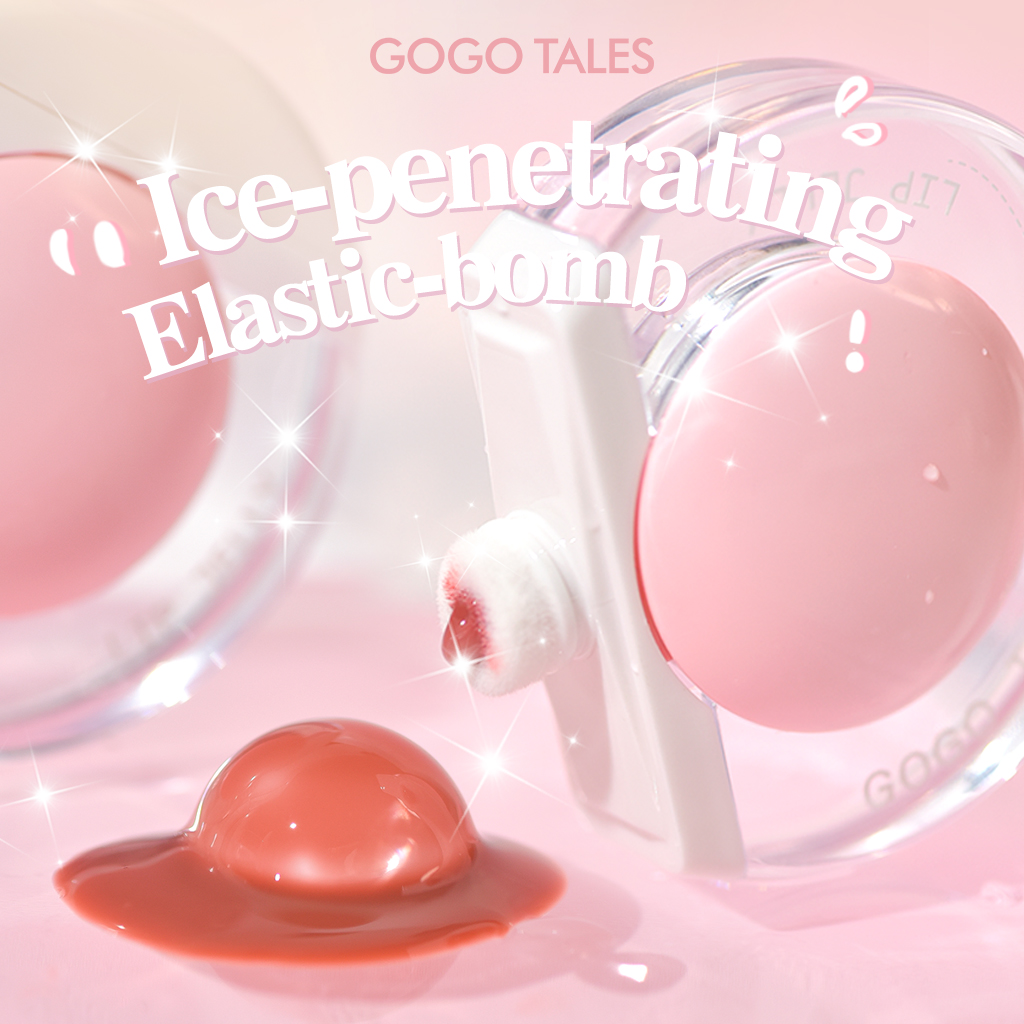 [BPOM]GOGO TALES Little Pink Ball Lip Gloss Sweet Jelly Color Lipstick Soft Lipcream Moisturizing Lip Tint Anak Sekolah Lip Matte Lip Glaze Tahan Lama GT557