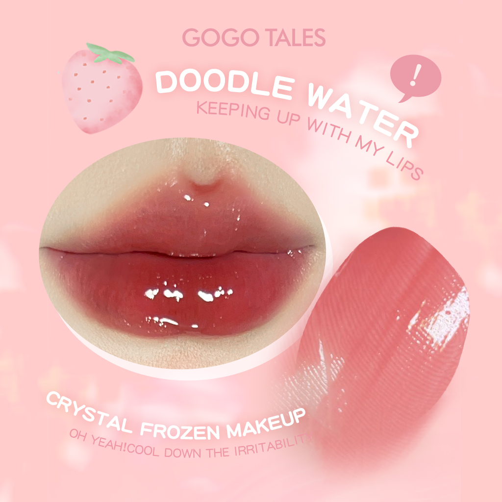 [BPOM]GOGO TALES Small Pink Ball Moisturizing Lip Gloss Lipstick Transferproof Ombre Pewarna Lipstik Tahan Lama Liptint Mirror Liquid Lip Glaze Lipcream Bibir Girls Make Up GT592