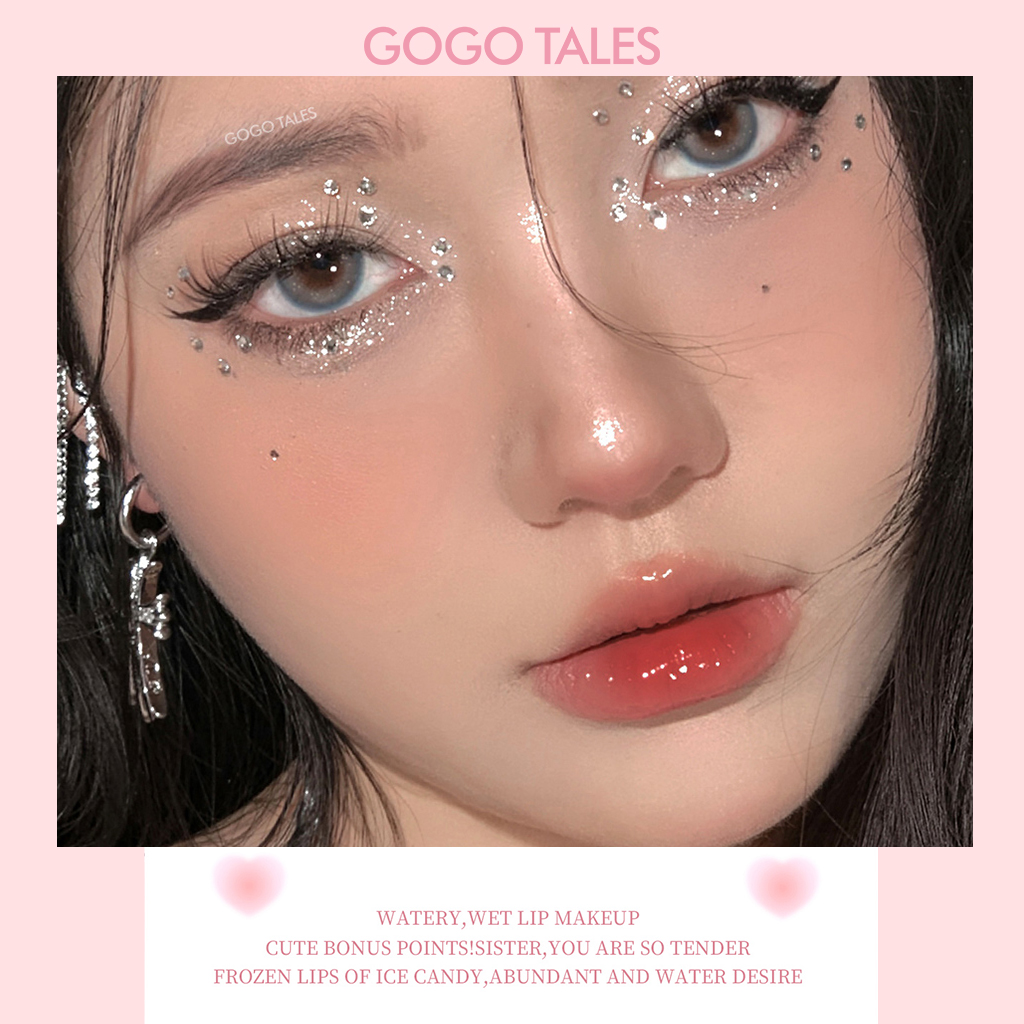 [BPOM]GOGO TALES Small Pink Ball Moisturizing Lip Gloss Lipstick Transferproof Ombre Pewarna Lipstik Tahan Lama Liptint Mirror Liquid Lip Glaze Lipcream Bibir Girls Make Up GT592