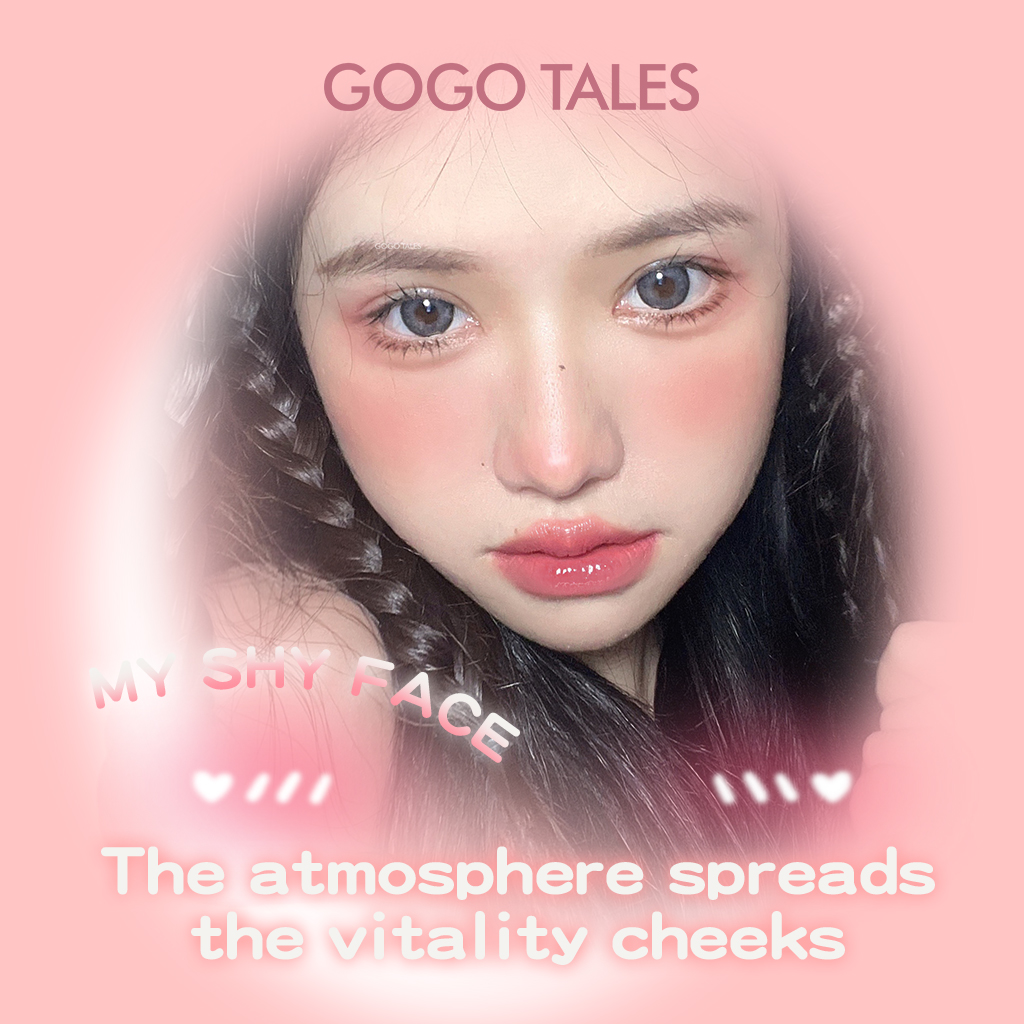 [BPOM]GOGO TALES Blossom Matte Blush On Powder Palette Natural Colorfit Face Makeup Perfect GT638