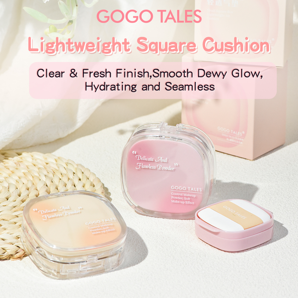 [BPOM]GOGOTALES Air Cushion Compact Powder Indonesian Skin BB Cream Concealer Moisturizing Foundation Cosmetic GT543