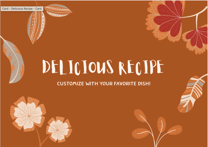 Professional Recipe Book Template - Editable and Printable