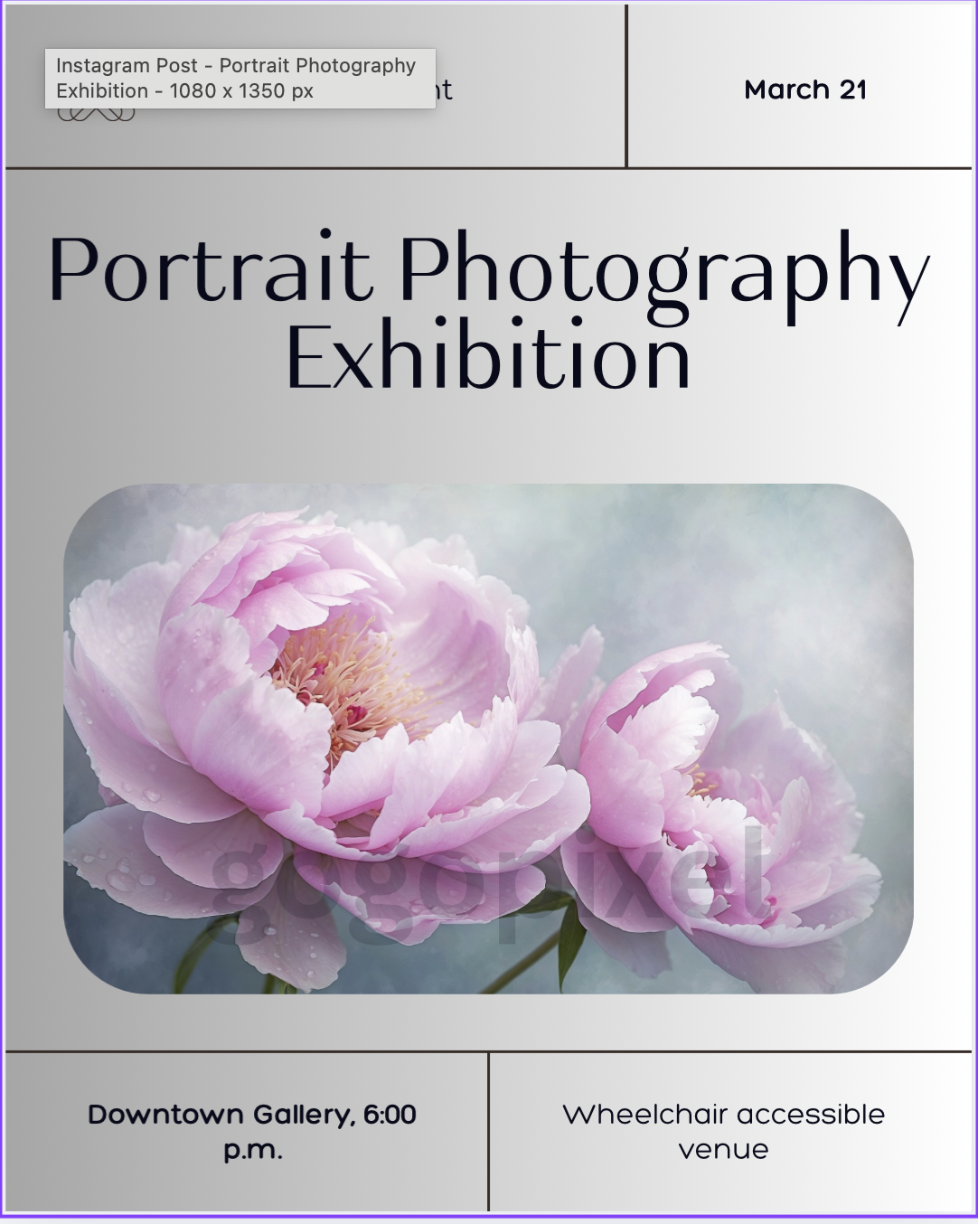Pink Peonies Watercolour Style Art- Printable & Digital Download 