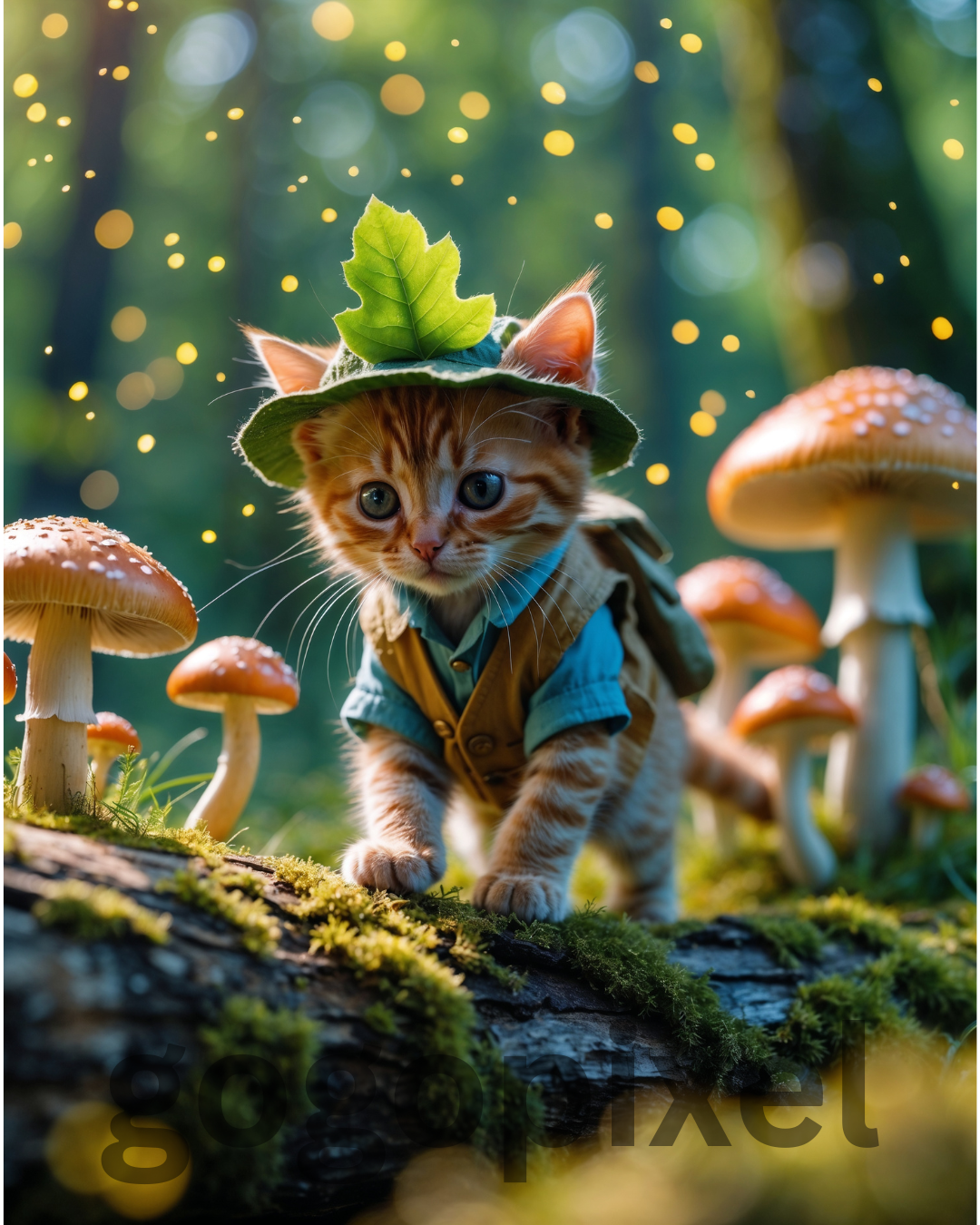 The Tiny Explorer - Digital Art Printable and Downloadable