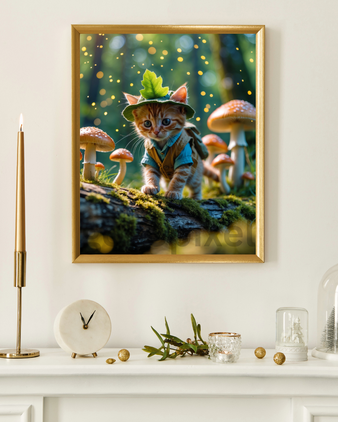 The Tiny Explorer - Digital Art Printable and Downloadable