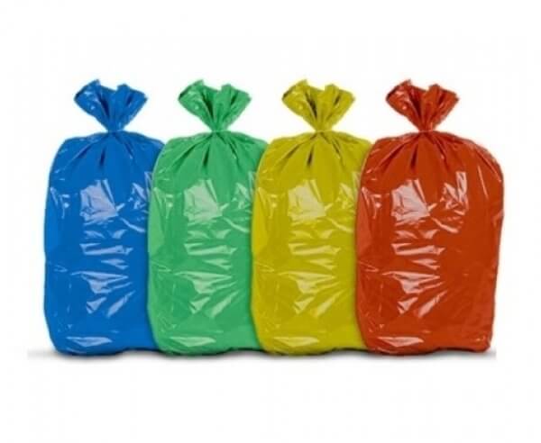 Colored Garbage Bags