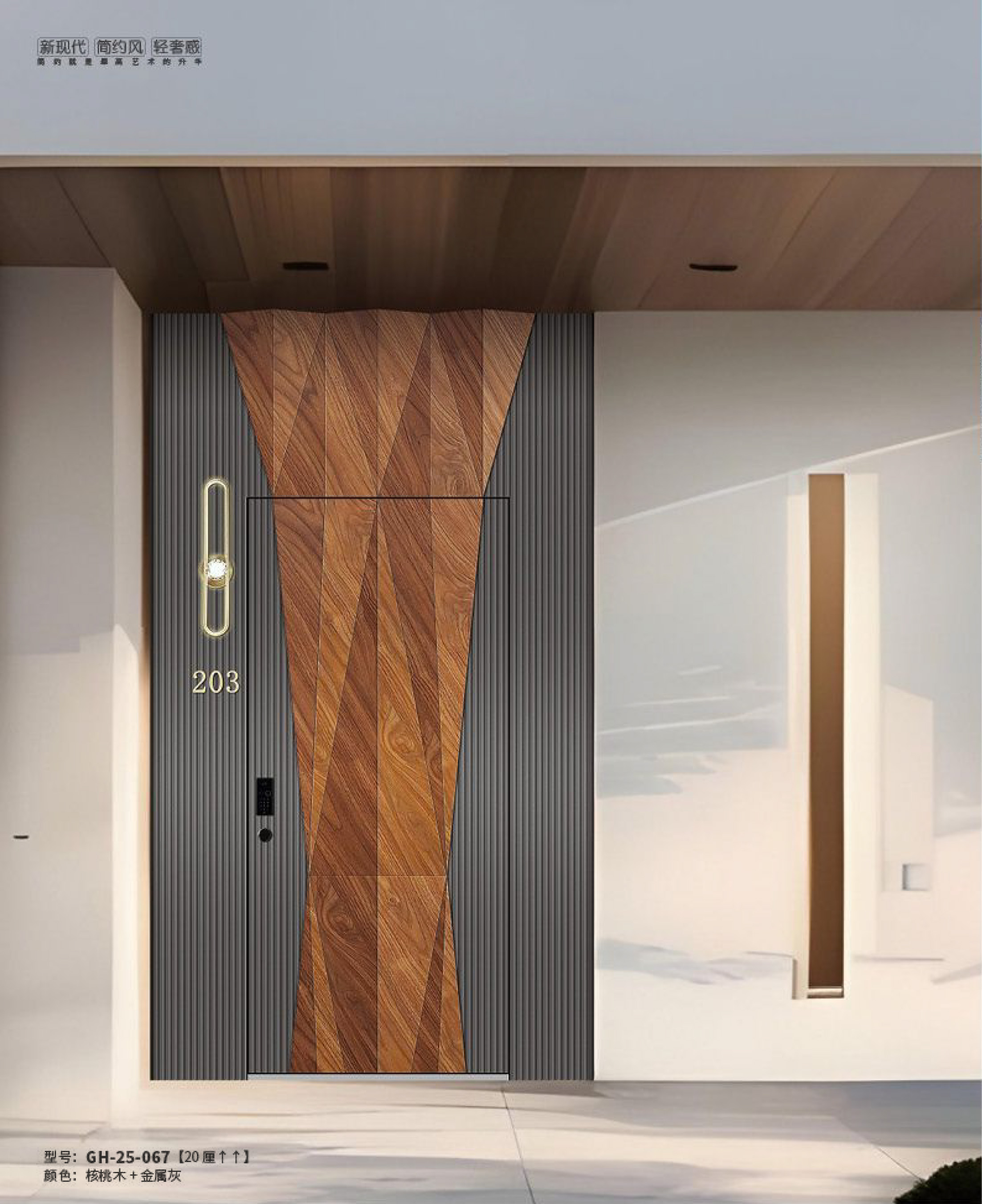 Modern Aluminum Front Door