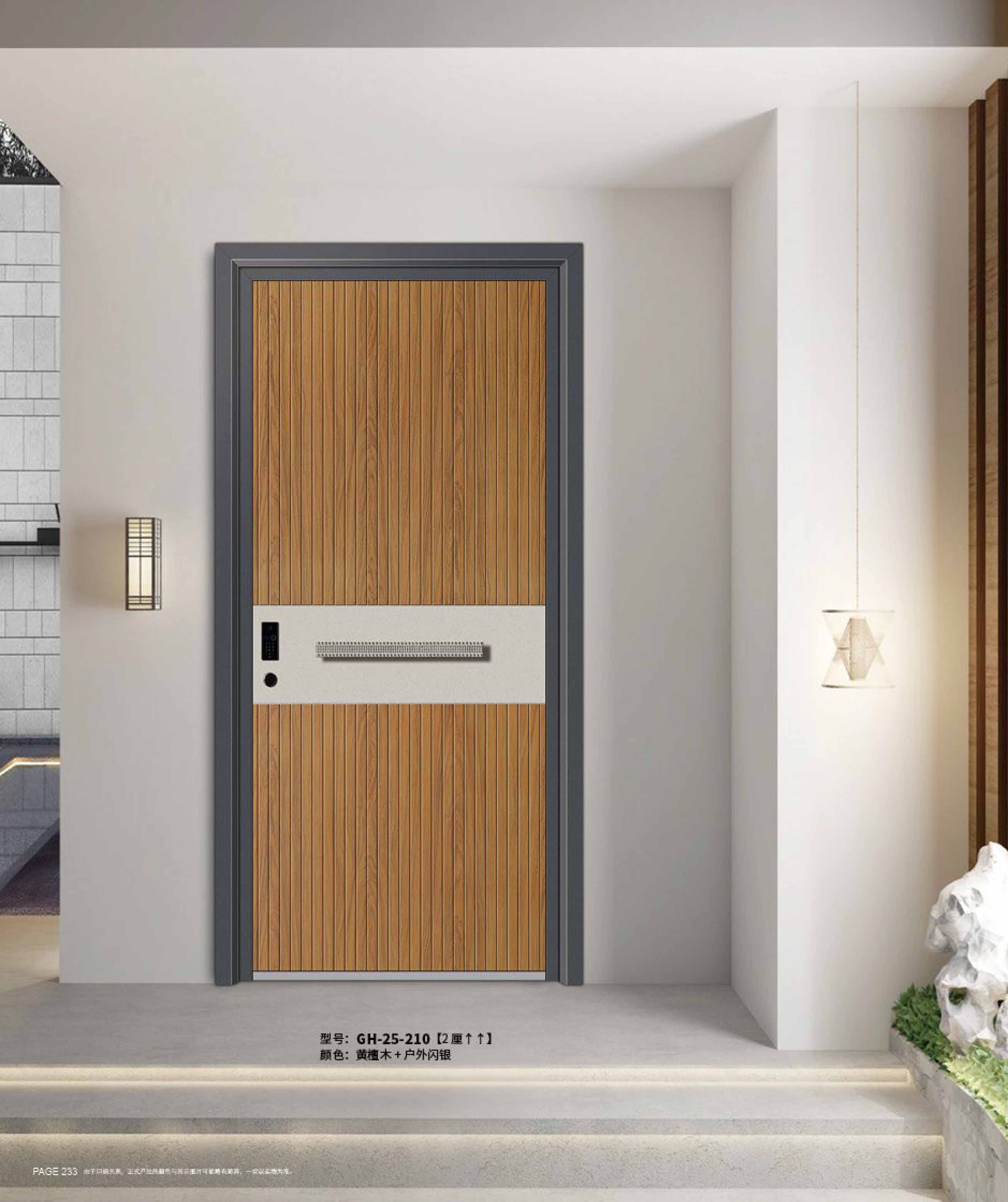 Modern Wooden Entrance Door