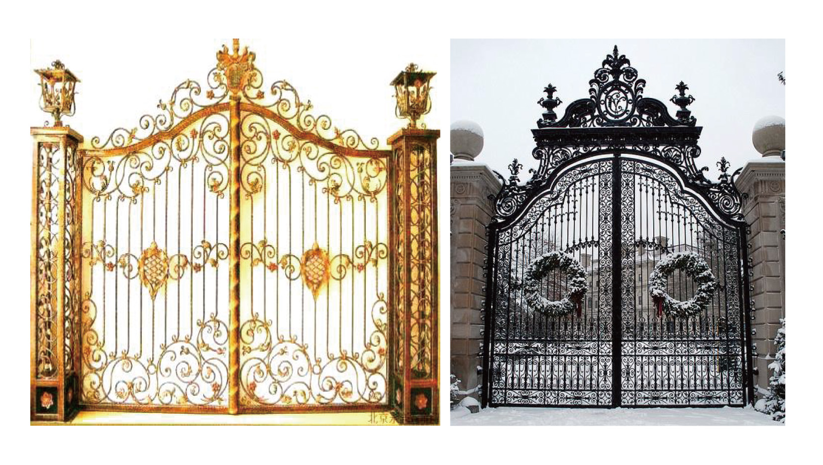 Ornate Wrought Iron Gates