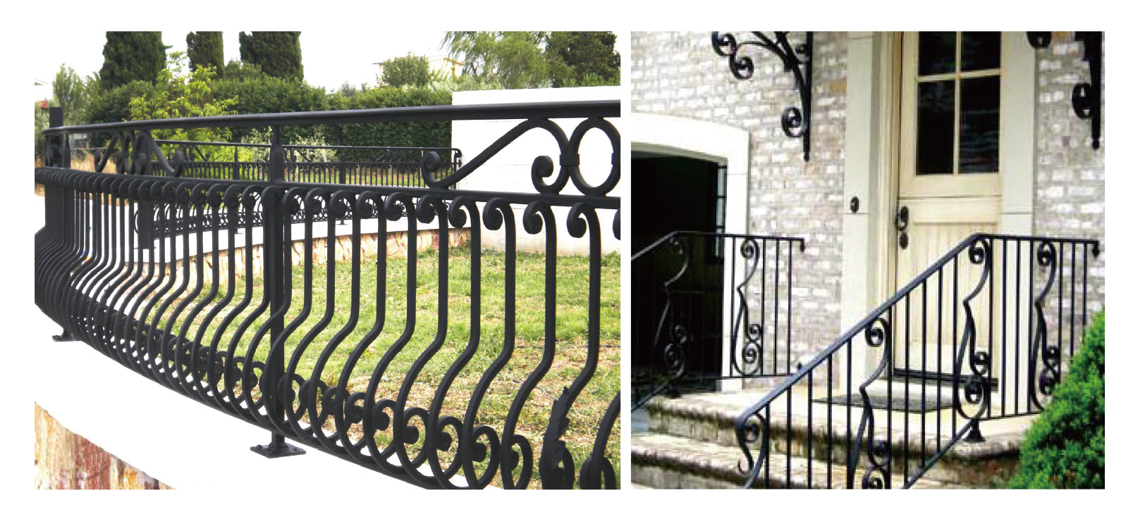 Decorative Wrought Iron Railings