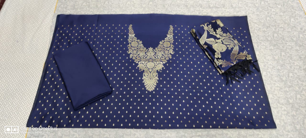 Silken banarasi shalwar suit 10