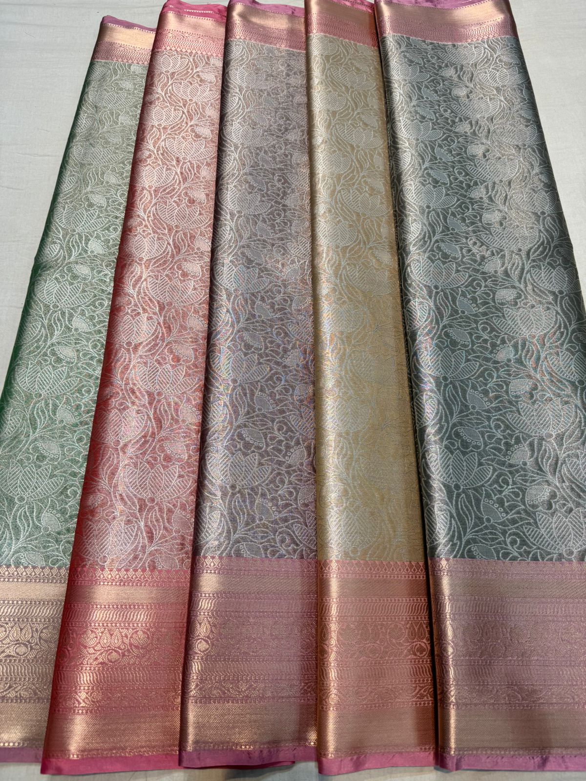 Pink Silk Saree