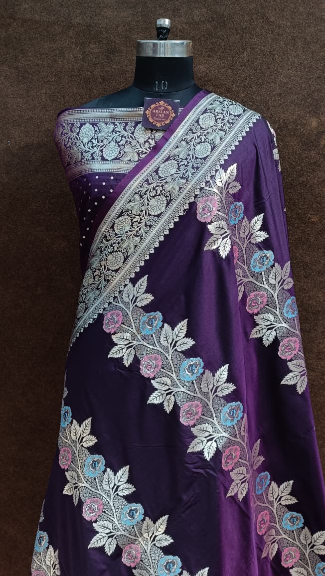 Semi Silk multi meena