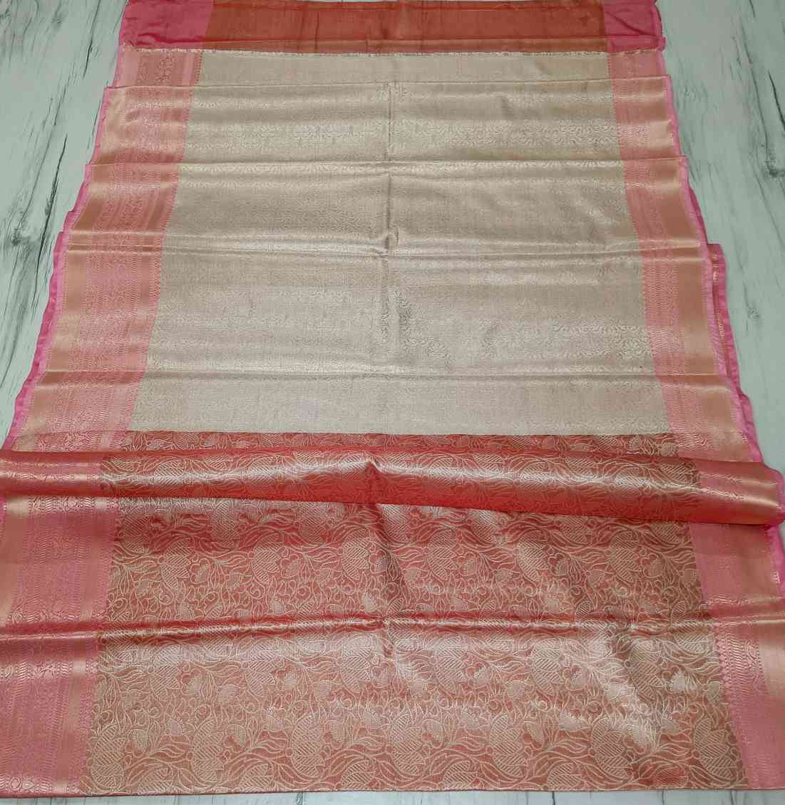 Pink Silk Saree